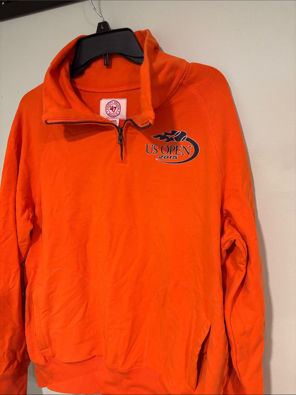 47 Orange Men’s US Open 2015 Quarter-Zip Pullover